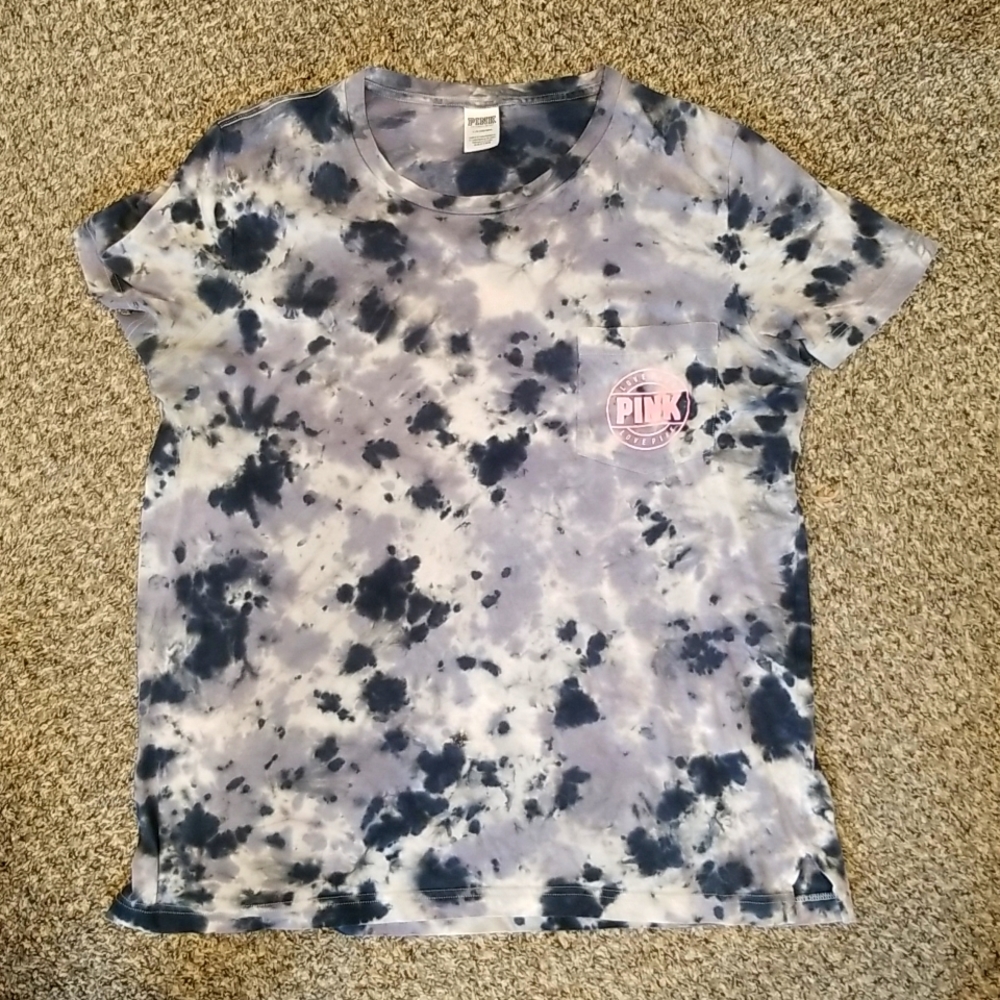 PINK tie dye LARGE